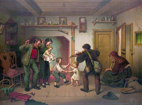 Taniec do skrzypiec autorstwa Auguste Dircks