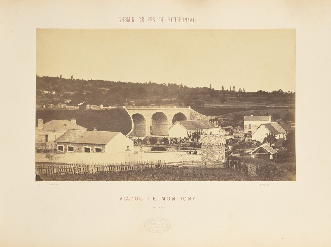 Wiadukt Montigny autorstwa Auguste Hippolyte Collard