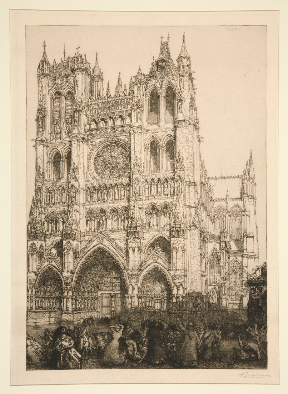 Cath?drale d autorstwa Auguste Lepere