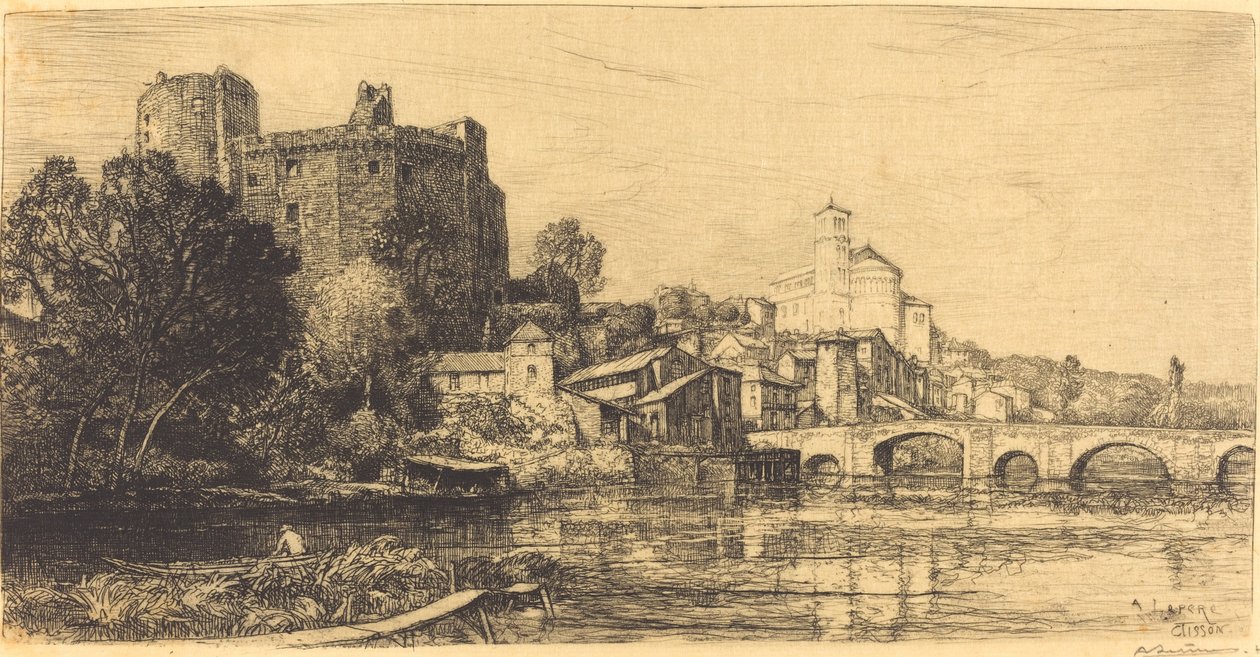 Clisson (Dolna Loara) autorstwa Auguste Lepere