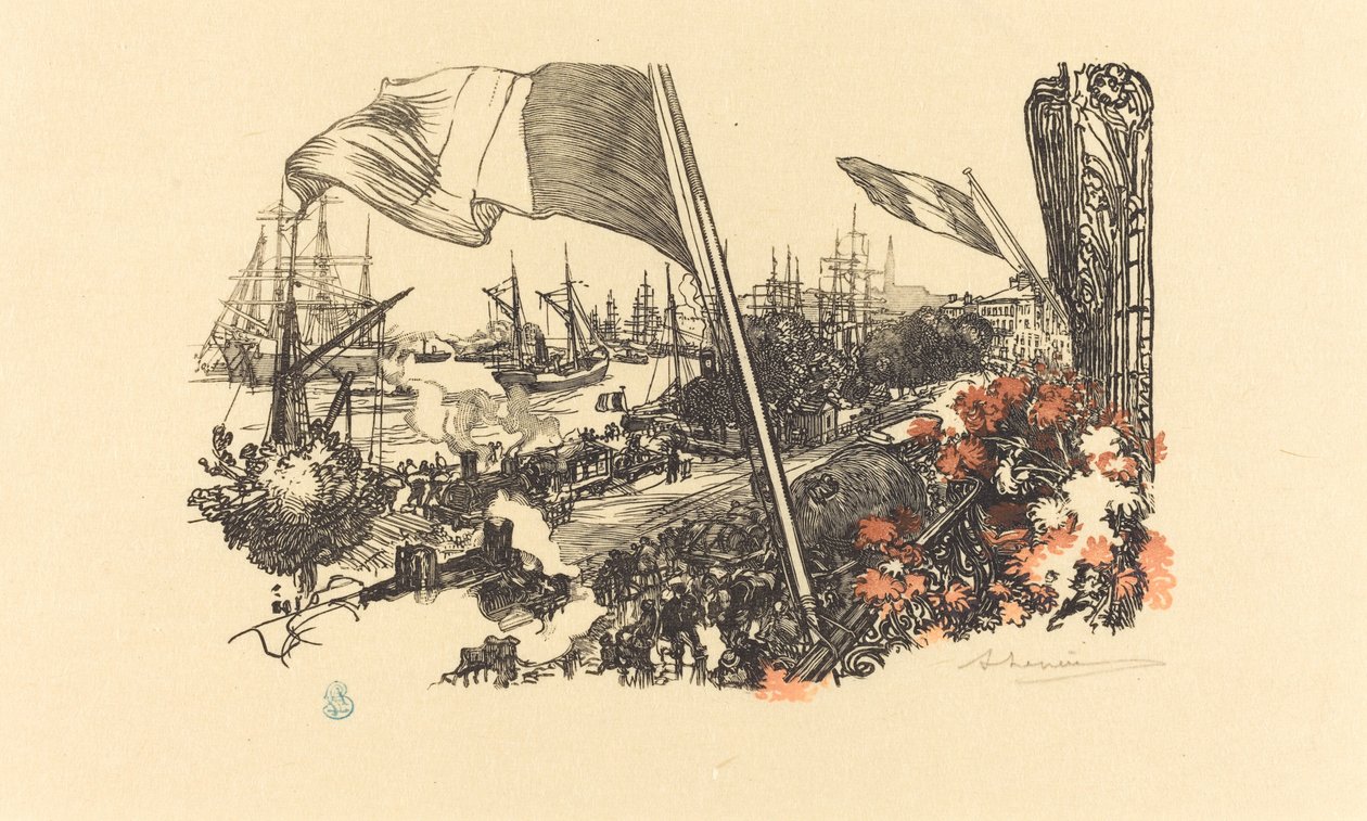 Strona poświęcona autorstwa Auguste Lepere