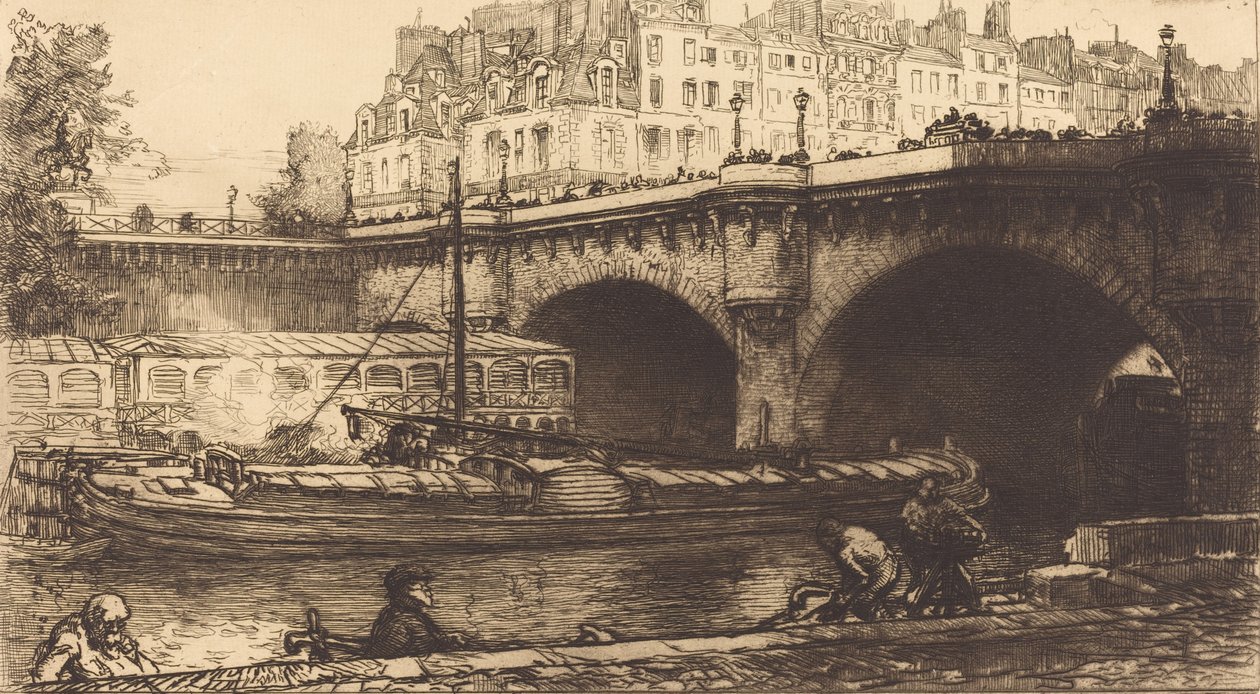 Nowy most, 1901. autorstwa Auguste Lepere
