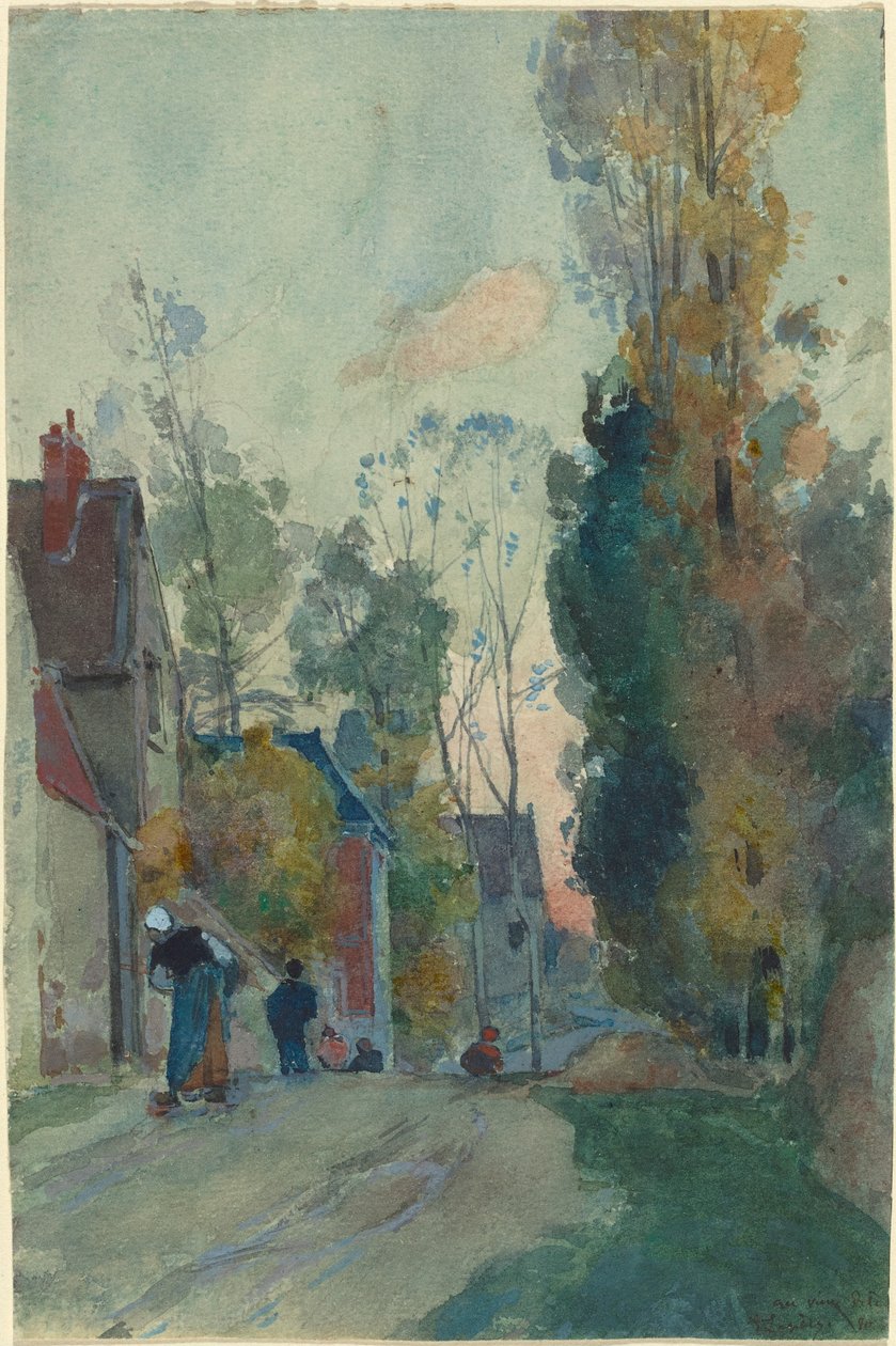 Rue de Jouy le Comte autorstwa Auguste Lepere
