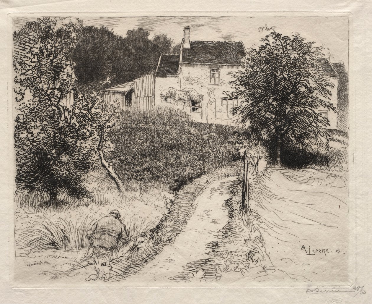 Dzwoneczek, 1915. autorstwa Auguste Louis Lepère