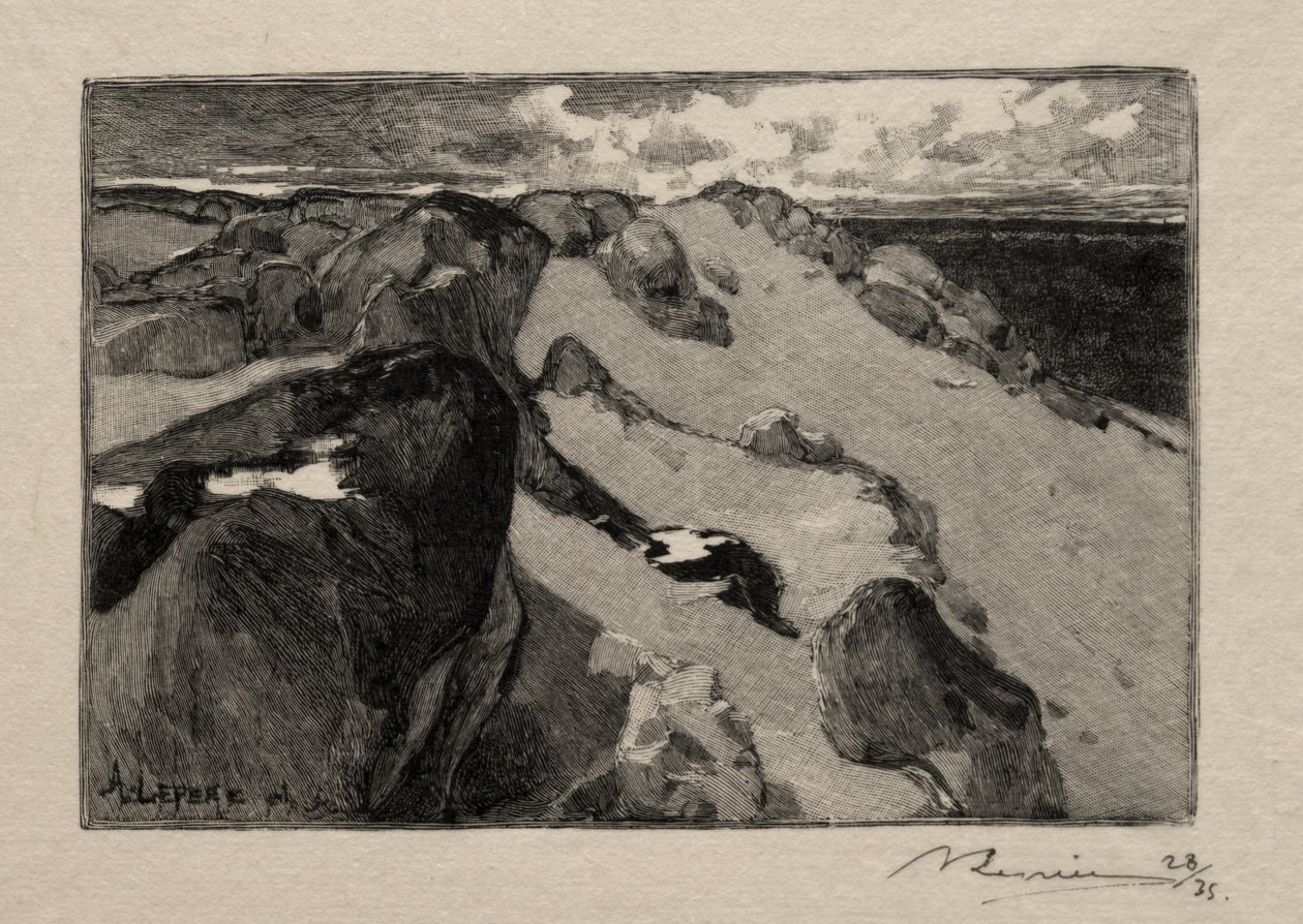Arbonne, Gros Sablon autorstwa Auguste Louis Lepère