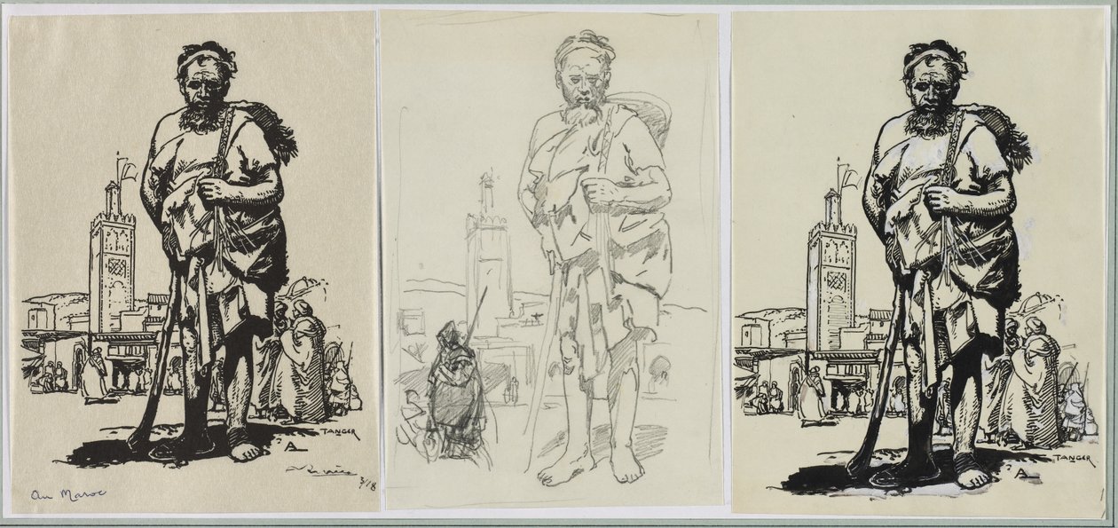 W Maroku, 1914. autorstwa Auguste Louis Lepère