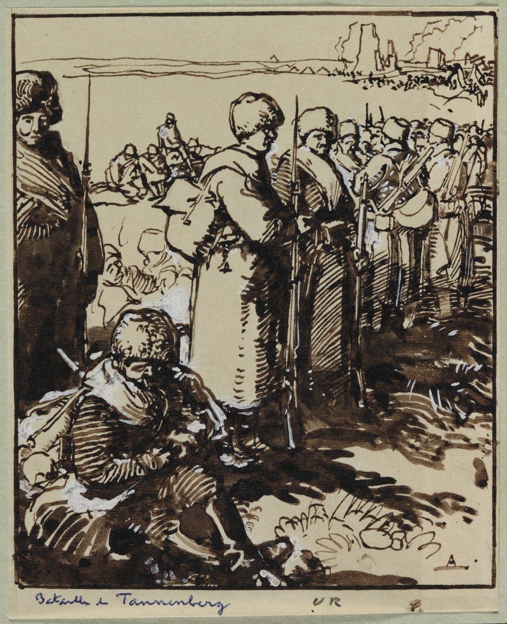 Bitwa pod Tannenbergiem, 1914. autorstwa Auguste Louis Lepère