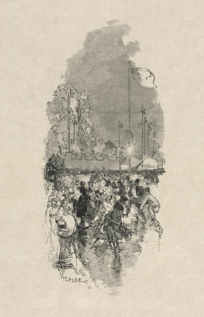 Festiwal autorstwa Auguste Louis Lepère