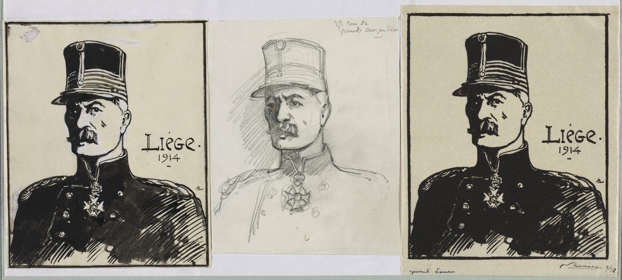 Generał Leman, 1914. autorstwa Auguste Louis Lepère
