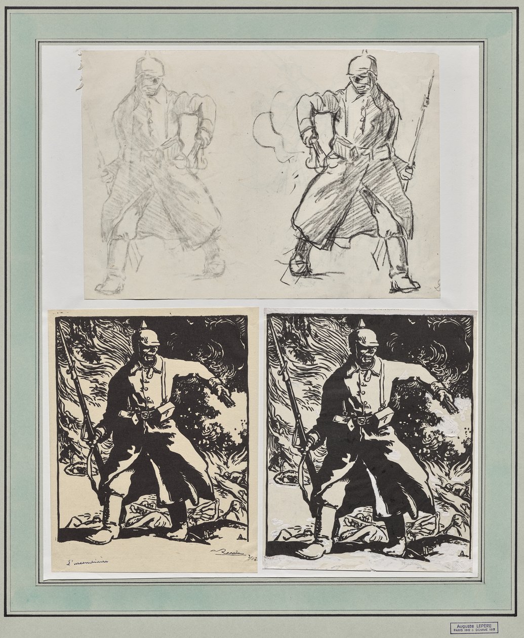 Podpalenie autorstwa Auguste Louis Lepère
