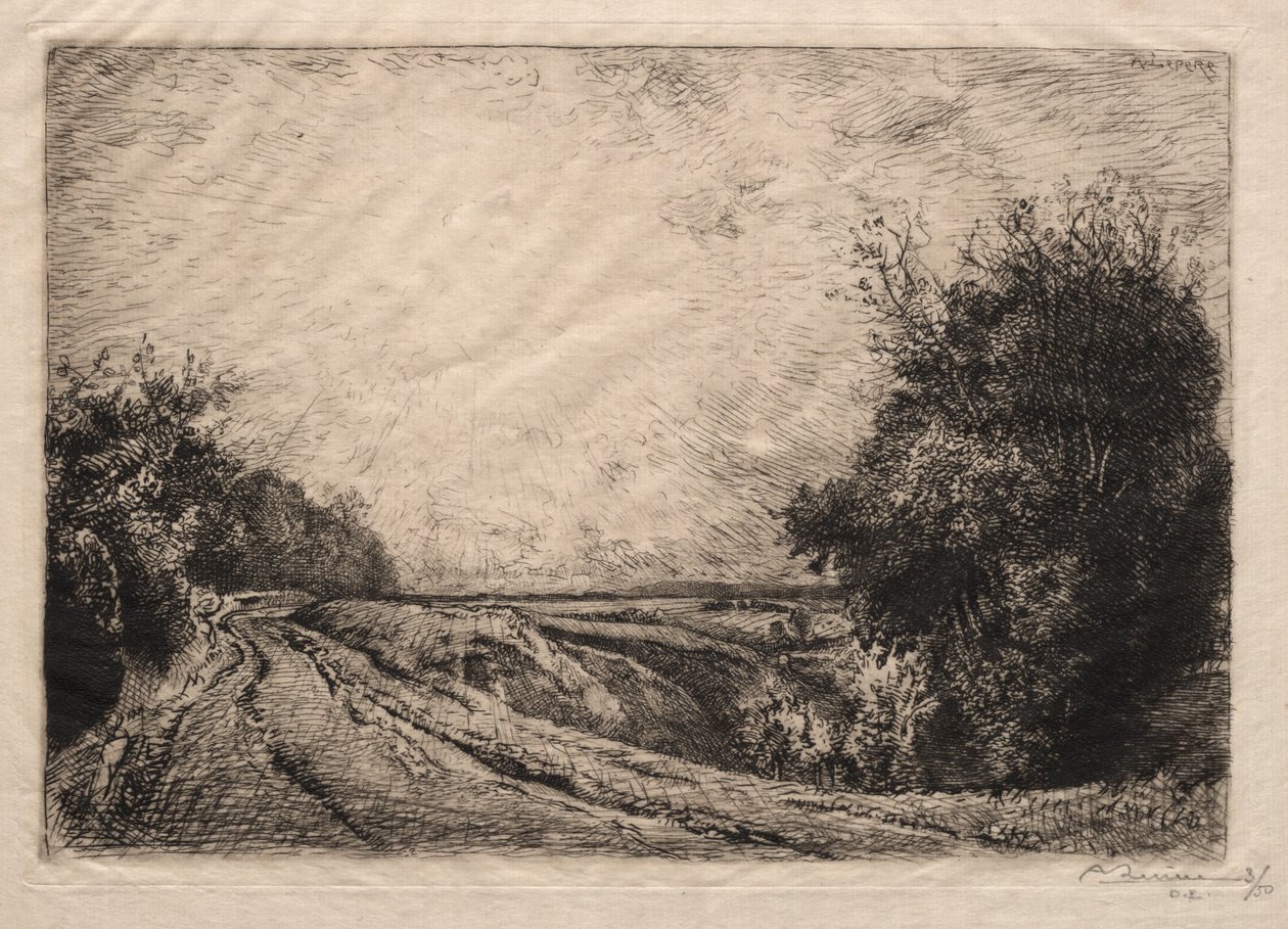 Droga Houssoye autorstwa Auguste Louis Lepère