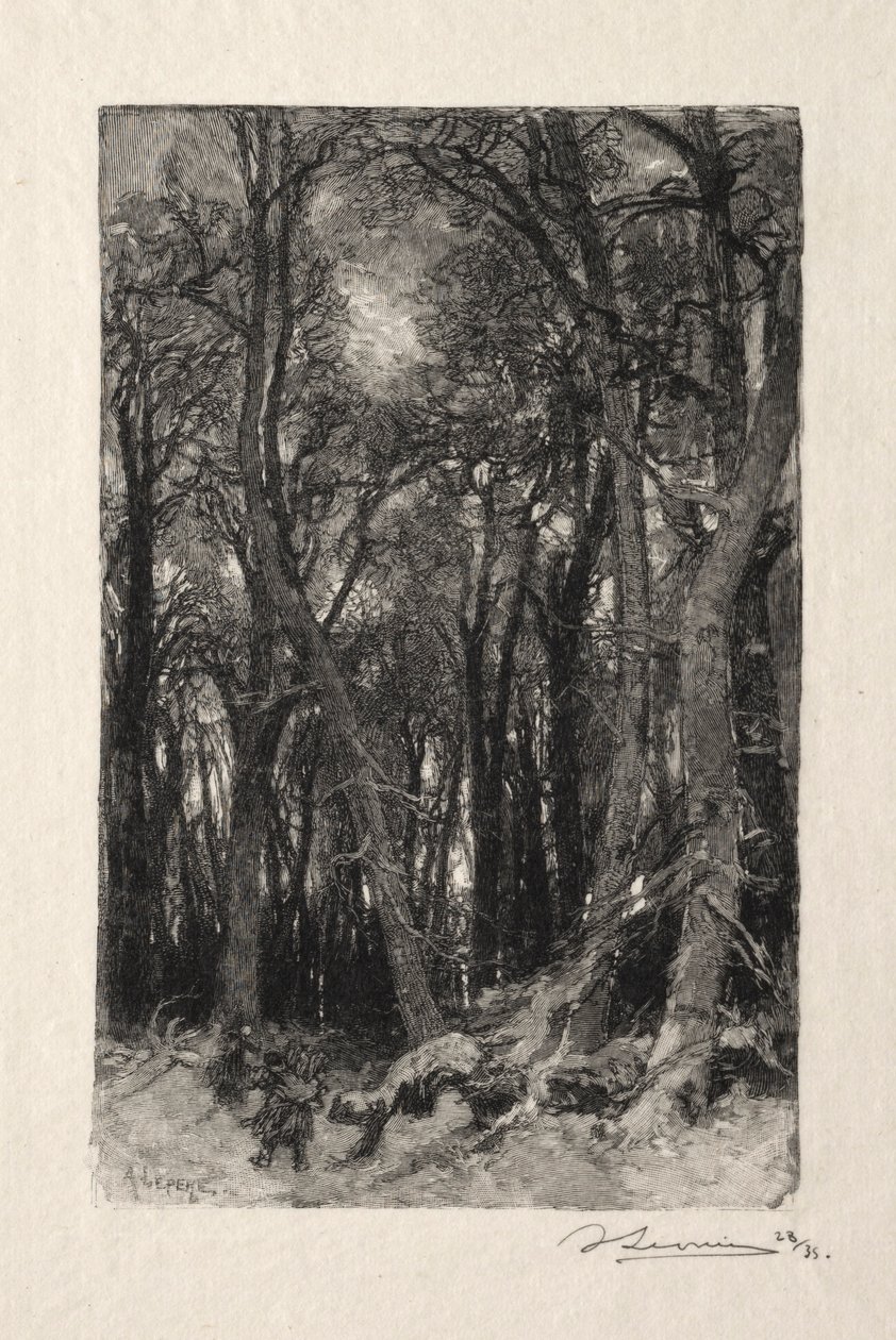 Le Bas Breau. autorstwa Auguste Louis Lepère