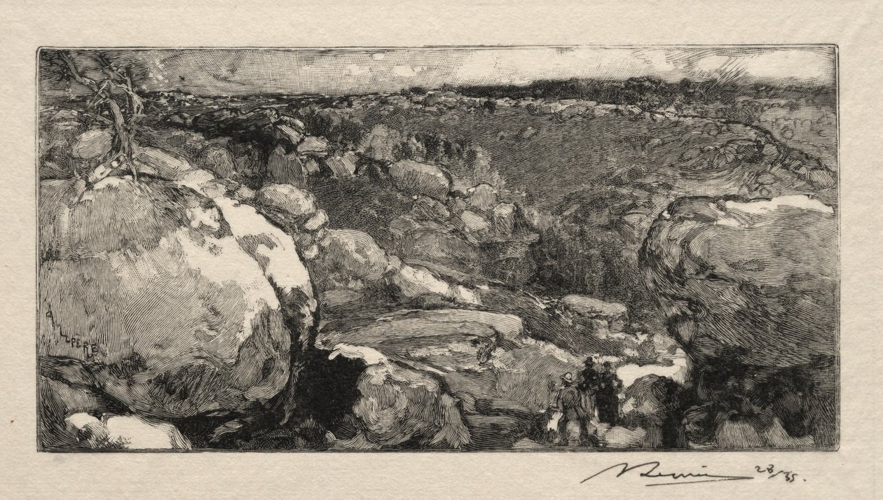 Cyrk Long-Rocher. autorstwa Auguste Louis Lepère