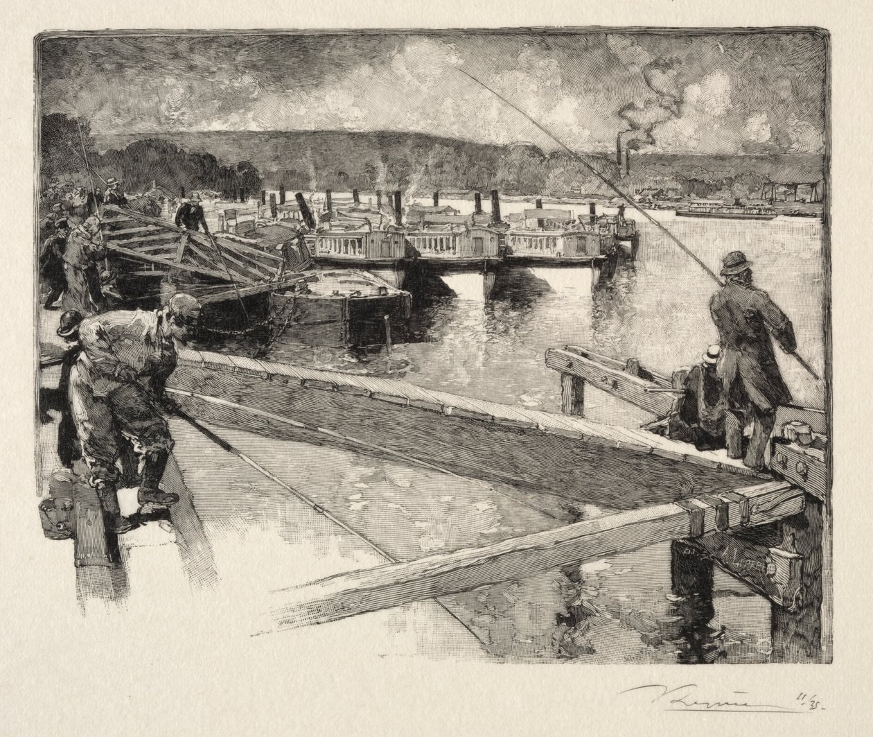 Garaż omnibusowy autorstwa Auguste Louis Lepère