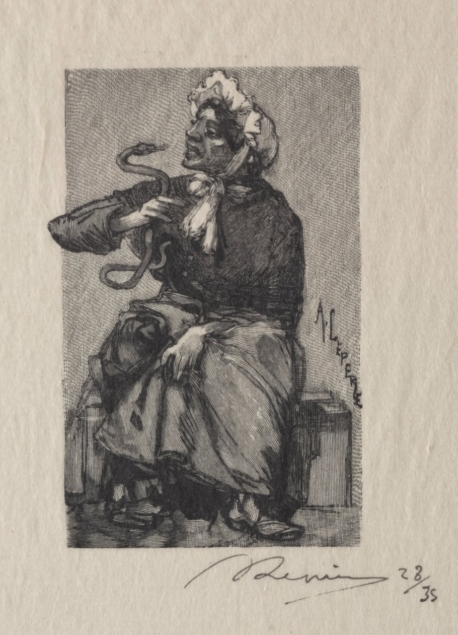 Kupiec węży autorstwa Auguste Louis Lepère