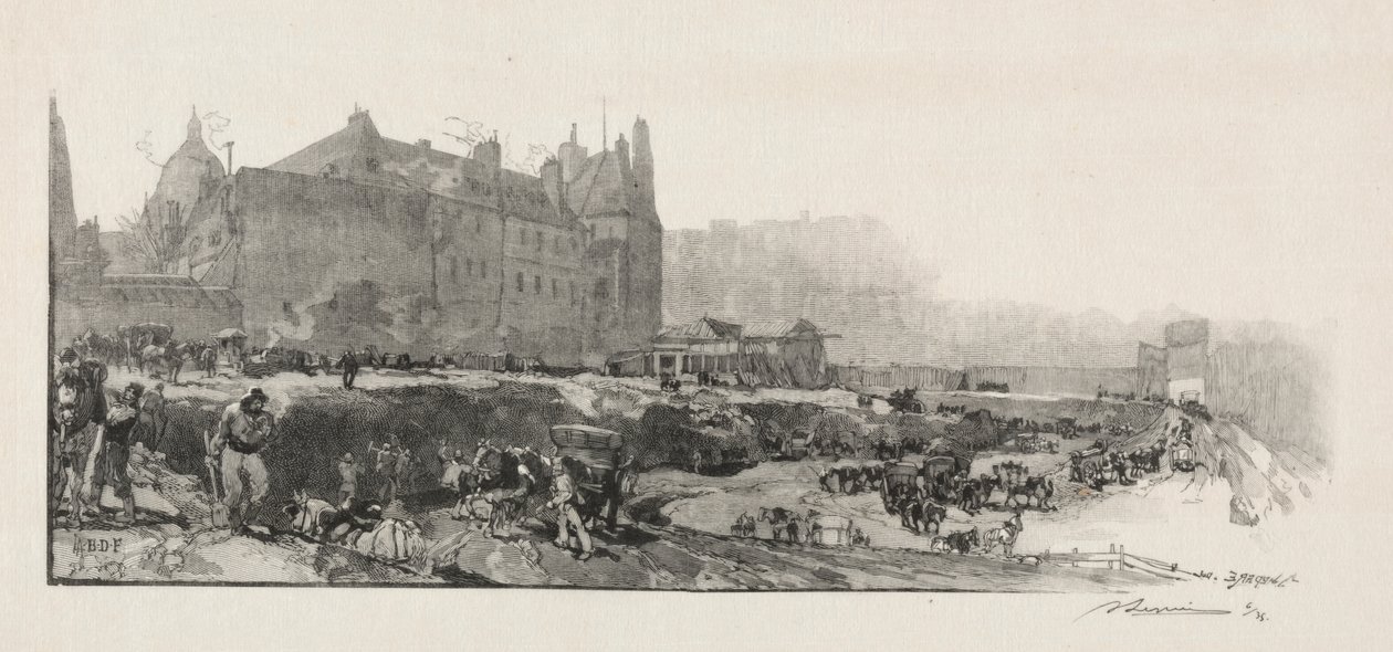 Stara Sorbona autorstwa Auguste Louis Lepère