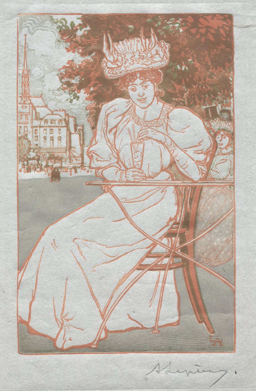 Almanach Paryski, 1897: Lato autorstwa Auguste Louis Lepère