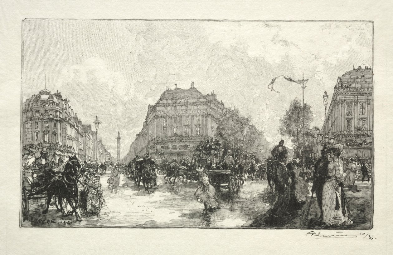 Opera, 1890. autorstwa Auguste Louis Lepère