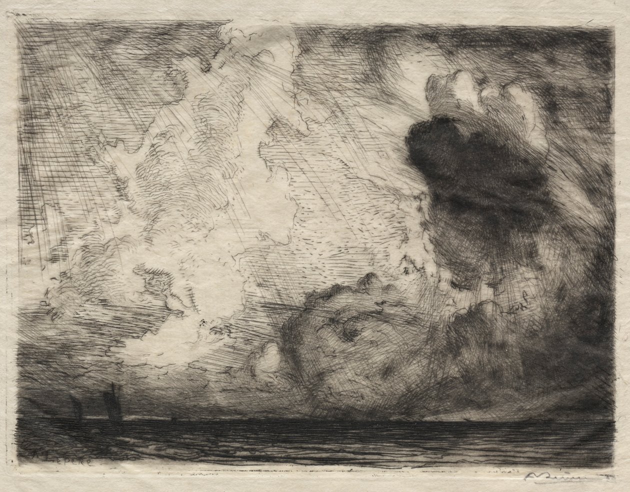 Pejzaż morski, 1911. autorstwa Auguste Louis Lepère