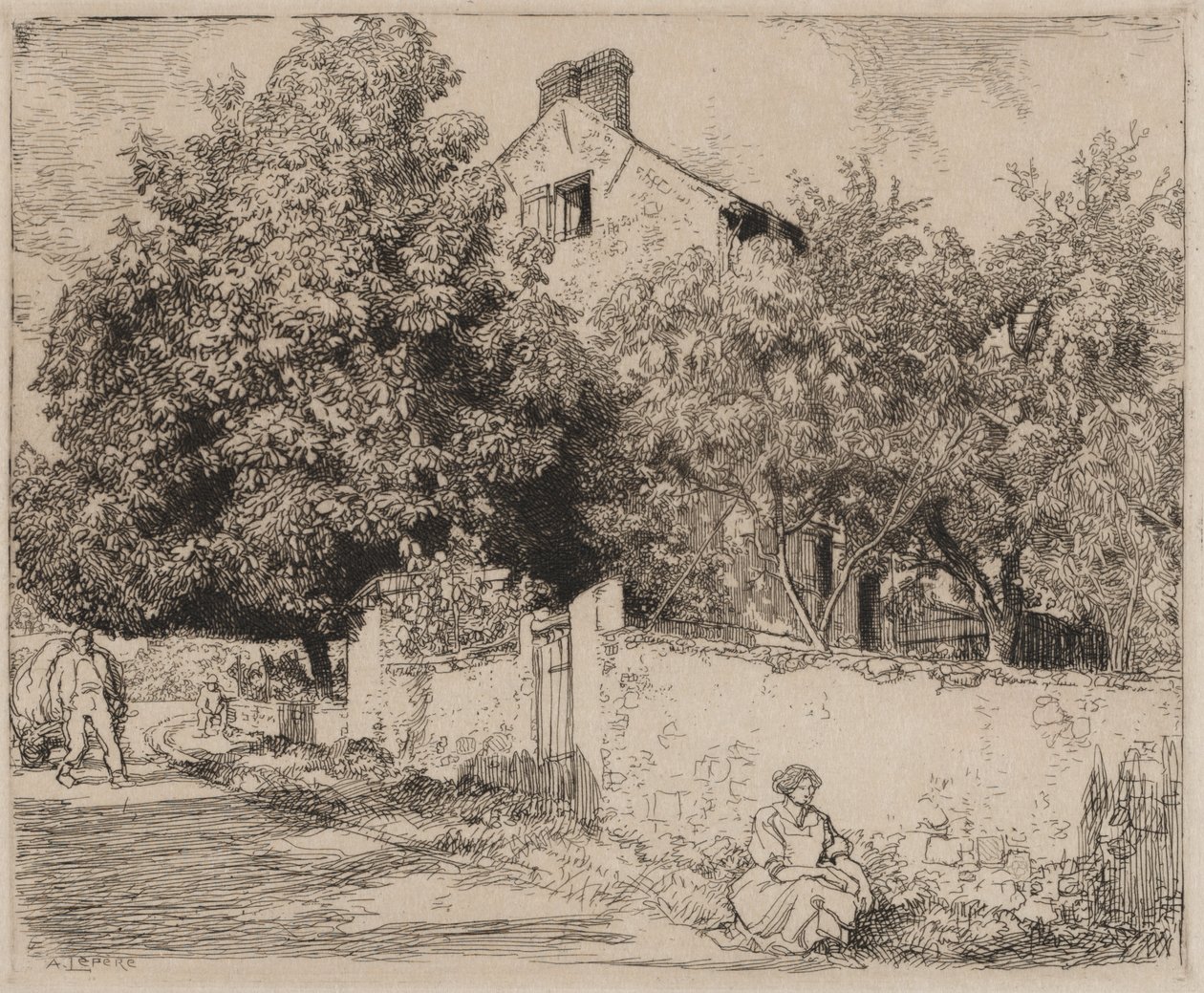 Dom Madame B. autorstwa Auguste Louis Lepère