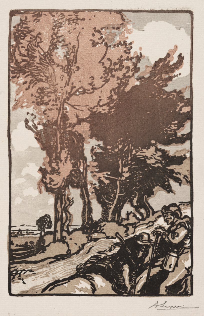 Miejsce Spoczynku, 1904. autorstwa Auguste Louis Lepère