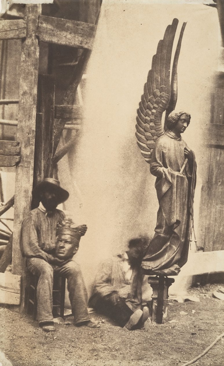 [Anioł Męki Pańskiej, Sainte-Chapelle, Paryż], 1853-1854. autorstwa Auguste Mestral