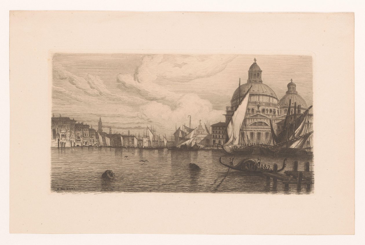 Canale Grande w Wenecji autorstwa Auguste Numans