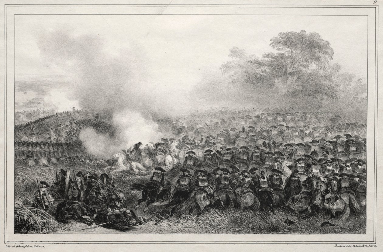 Album na rok 1835: Wbudowany kwadrat..., 1835. autorstwa Auguste Raffet