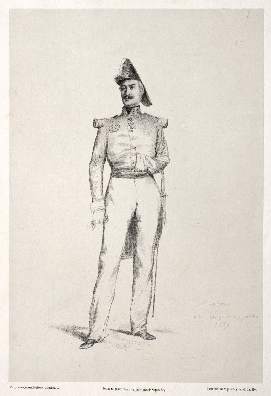 Marszałek Baraquey dHilliers, 1859. autorstwa Auguste Raffet
