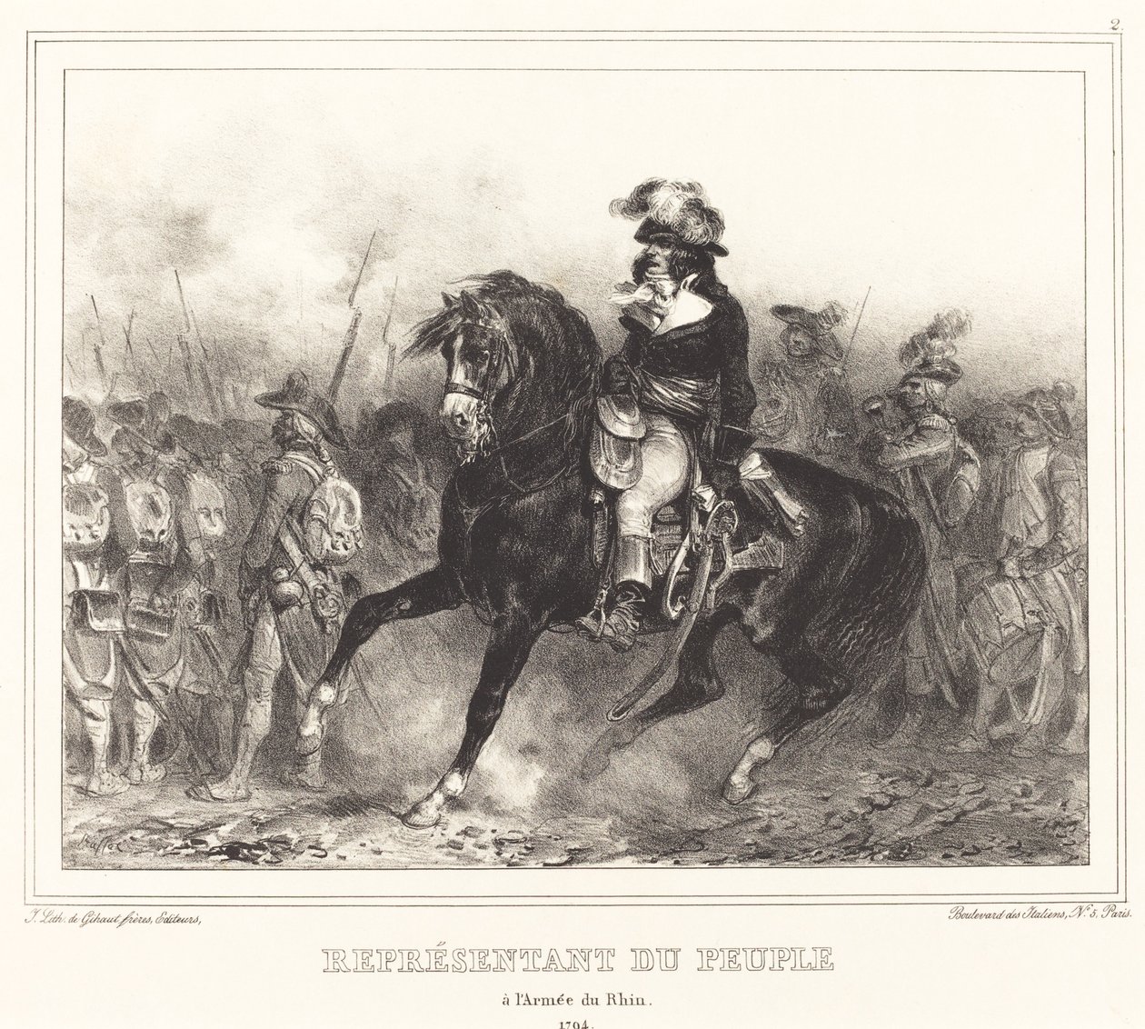 Representant du Peuple (Przedstawiciel Ludu) autorstwa Auguste Raffet