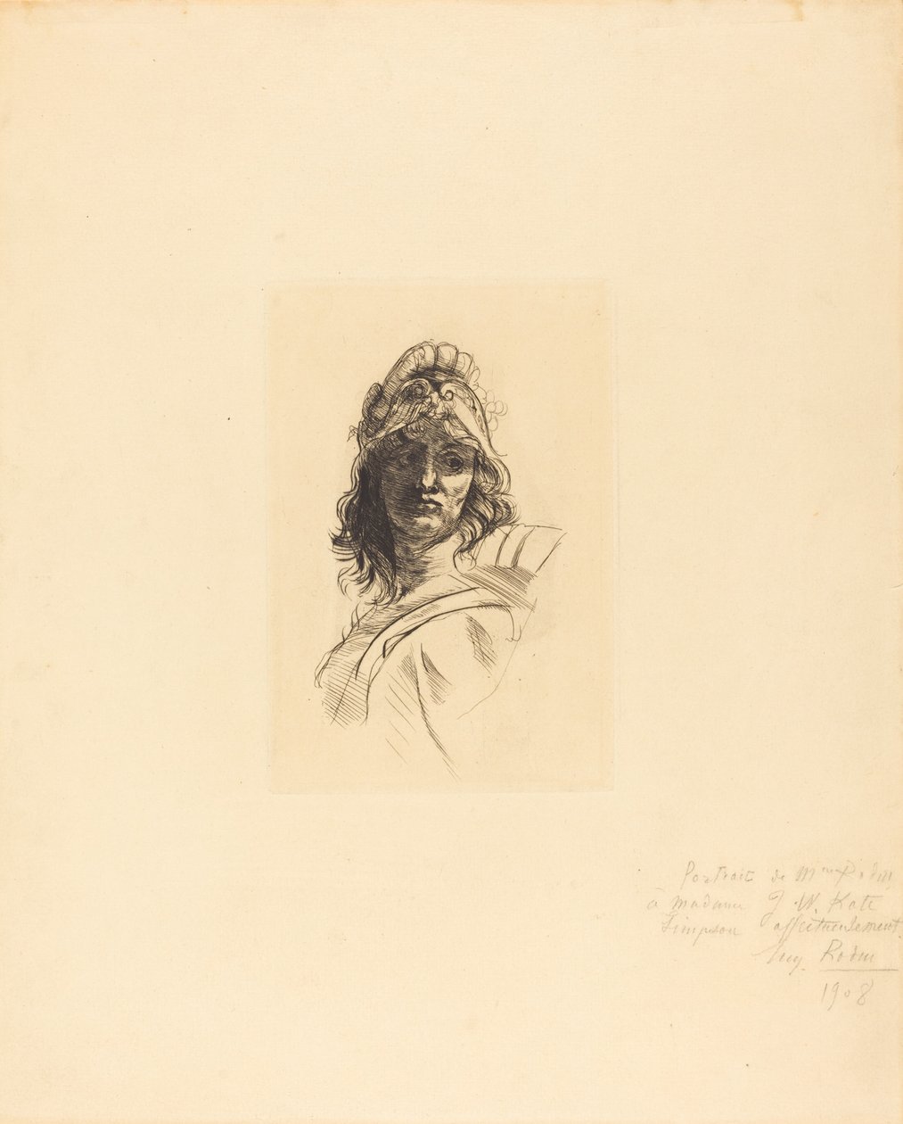 Buste de Bellone, 1883. autorstwa Auguste Rodin