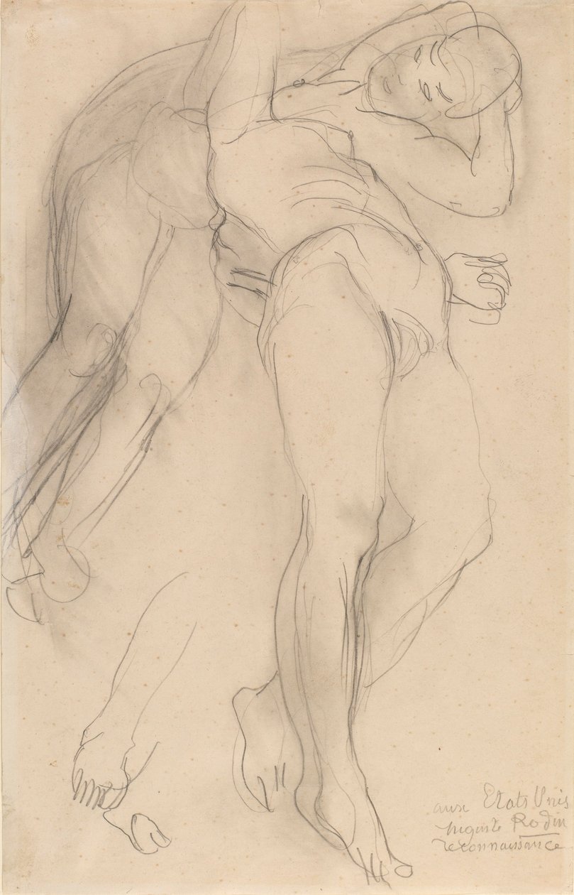 Rysunek Szkic autorstwa Auguste Rodin