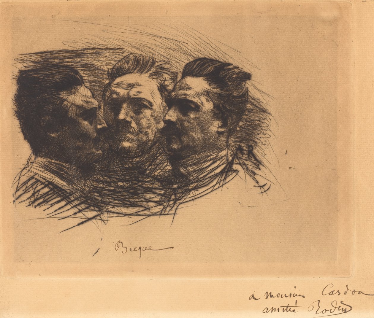 Henry Becque autorstwa Auguste Rodin