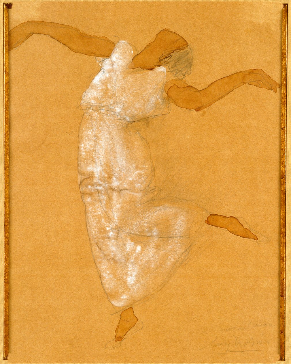 Isadora Duncan, początek XX wieku. autorstwa Auguste Rodin