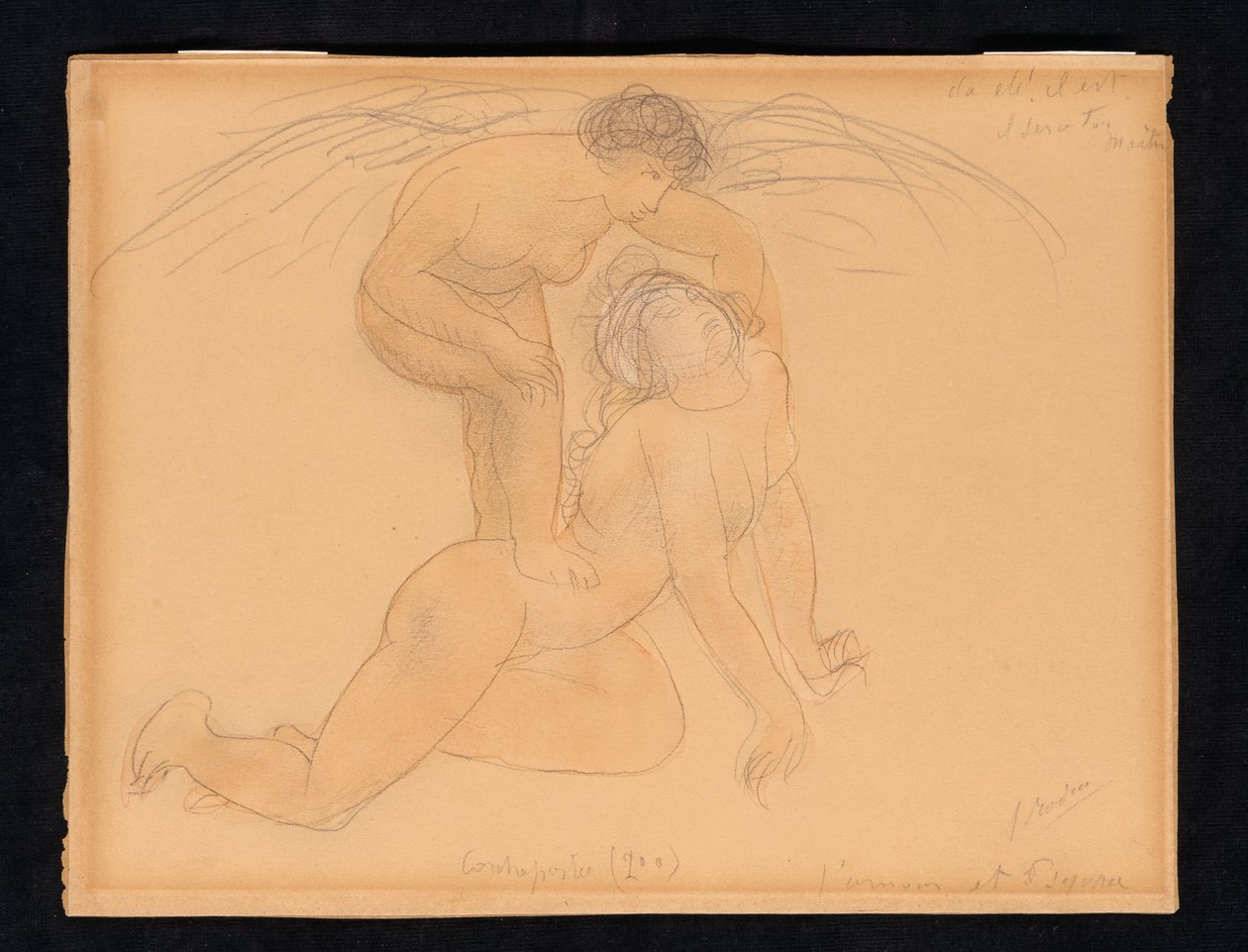 Kupidyn i Psyche, ok. 1900 autorstwa Auguste Rodin