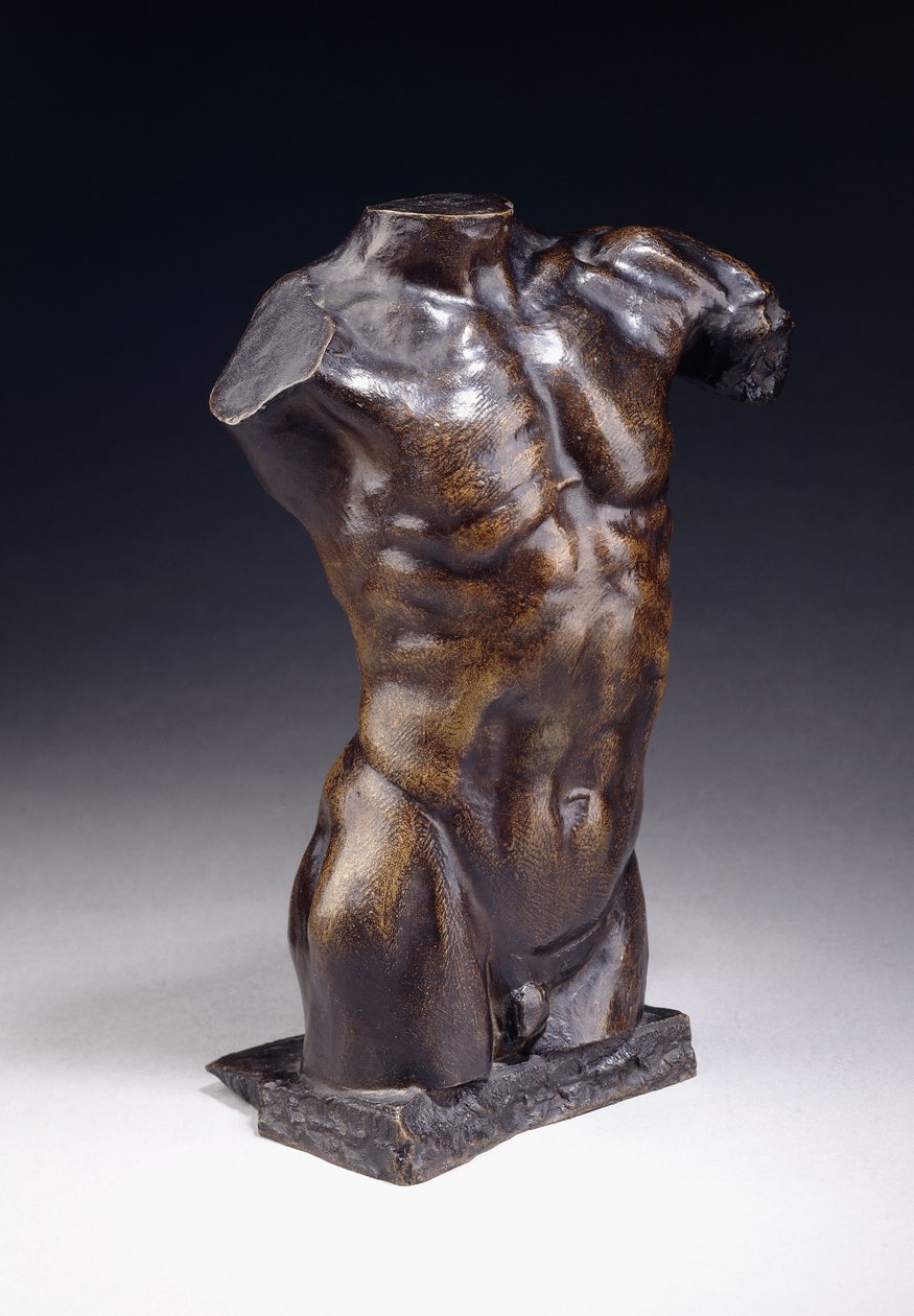 Męski tors - nowy model, ok. 1885 r. autorstwa Auguste Rodin