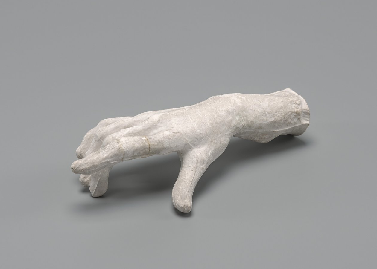 Prawa ręka, prawdopodobnie 1880. autorstwa Auguste Rodin