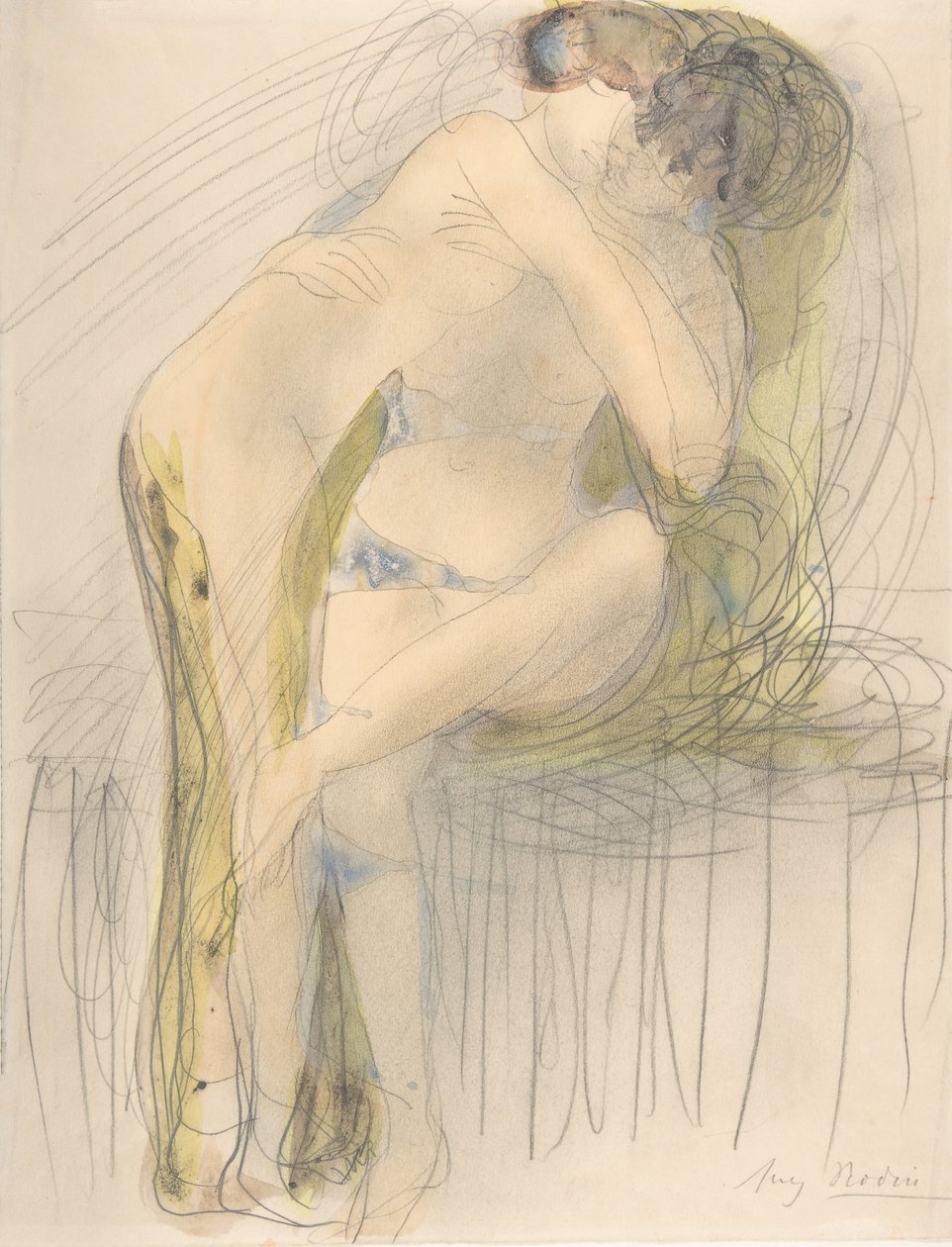 Uścisk, 1900-1910. autorstwa Auguste Rodin