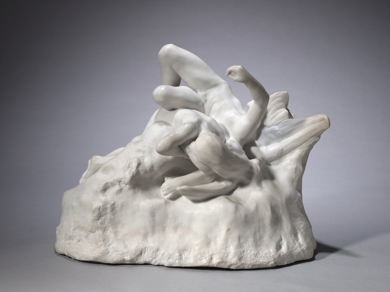 Upadek aniołów, ok. 1890-1900 autorstwa Auguste Rodin