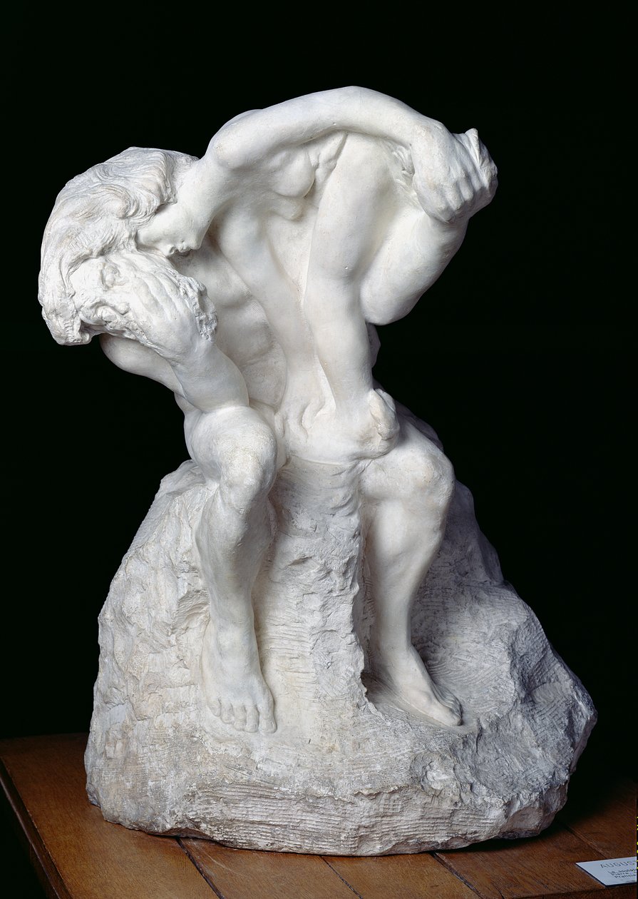Rzeźbiarz i jego muza, 1895 autorstwa Auguste Rodin