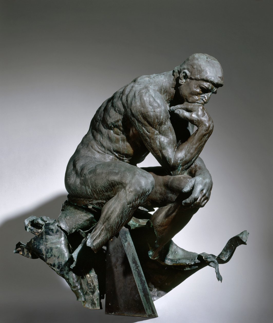 Myśliciel, 1880-1881. autorstwa Auguste Rodin