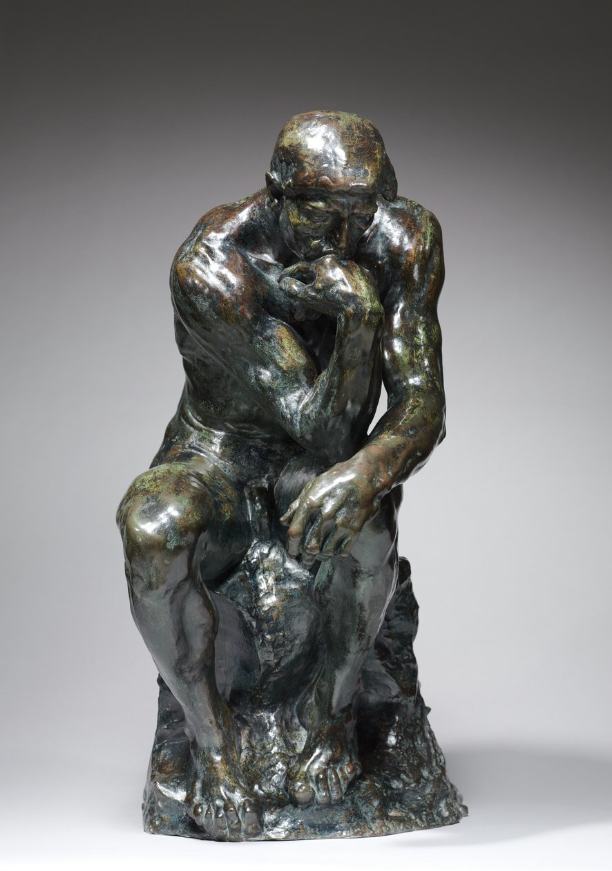 Myśliciel, ok.1880 autorstwa Auguste Rodin