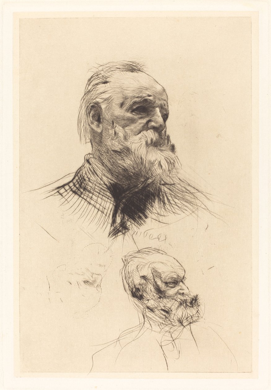 Victor Hugo, De Trois Quarts autorstwa Auguste Rodin
