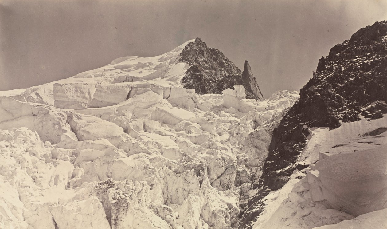 Góra Maudit, Sabaudia, 1860. autorstwa Auguste Rosalie Bisson