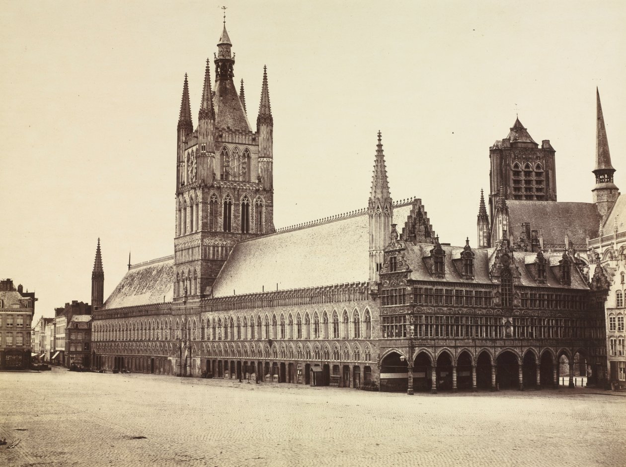 Ypres, Belgia, ok. 1855-1862. autorstwa Auguste Rosalie Bisson