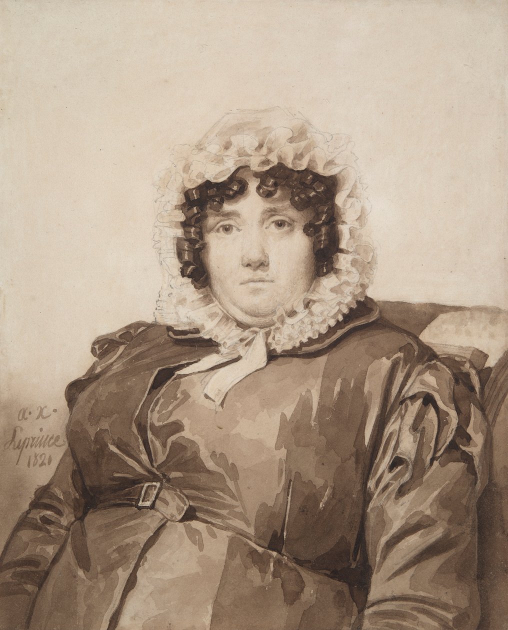 Bez tytułu (Portret artysty autorstwa Auguste Xavier Leprince