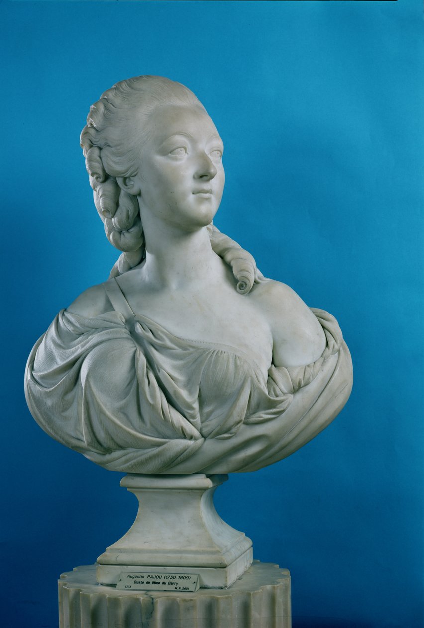 Popiersie hrabiny du Barry (1743-93) 1773 (marmur) autorstwa Augustin Pajou