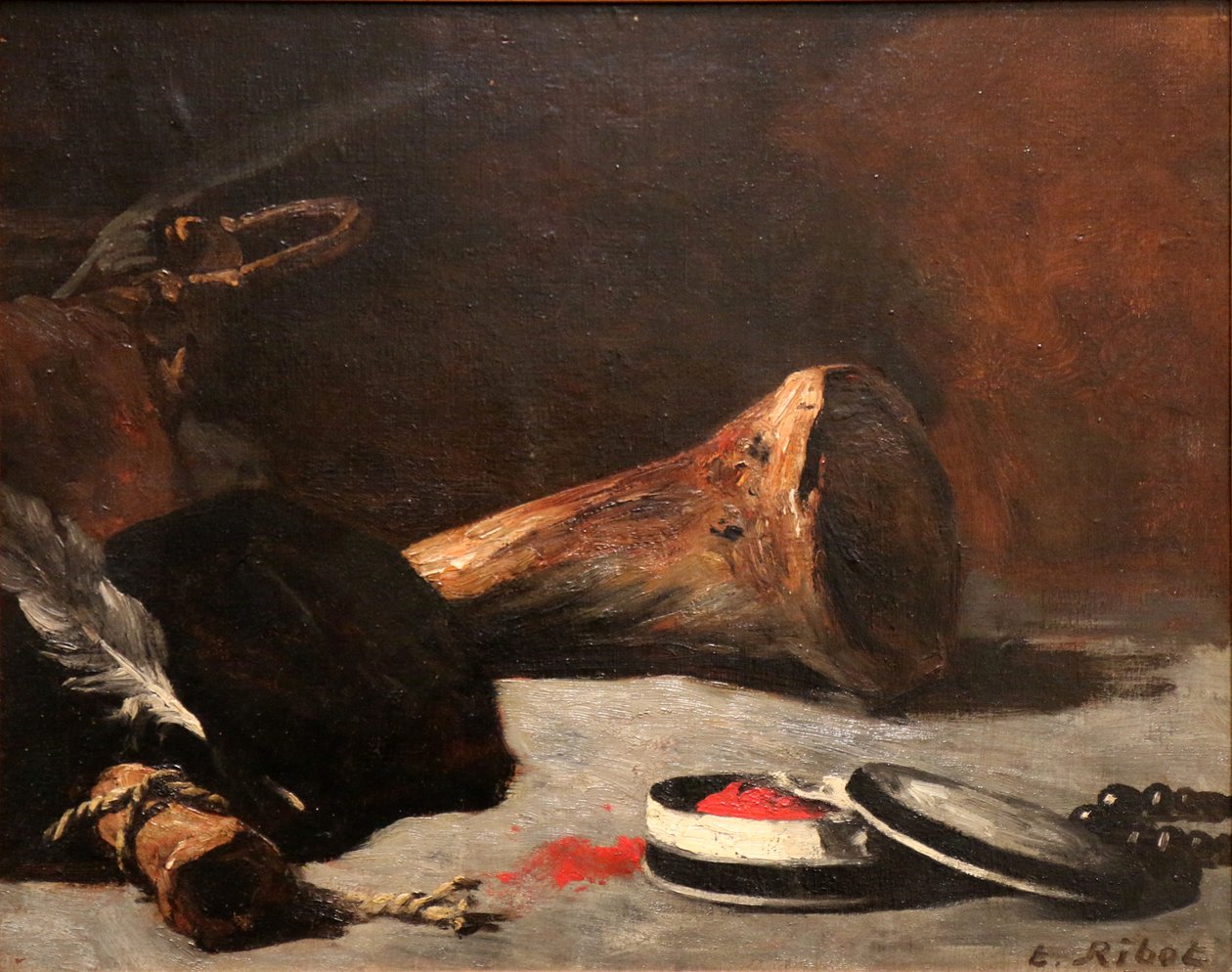 Martwa natura autorstwa Auguste Theodule Ribot