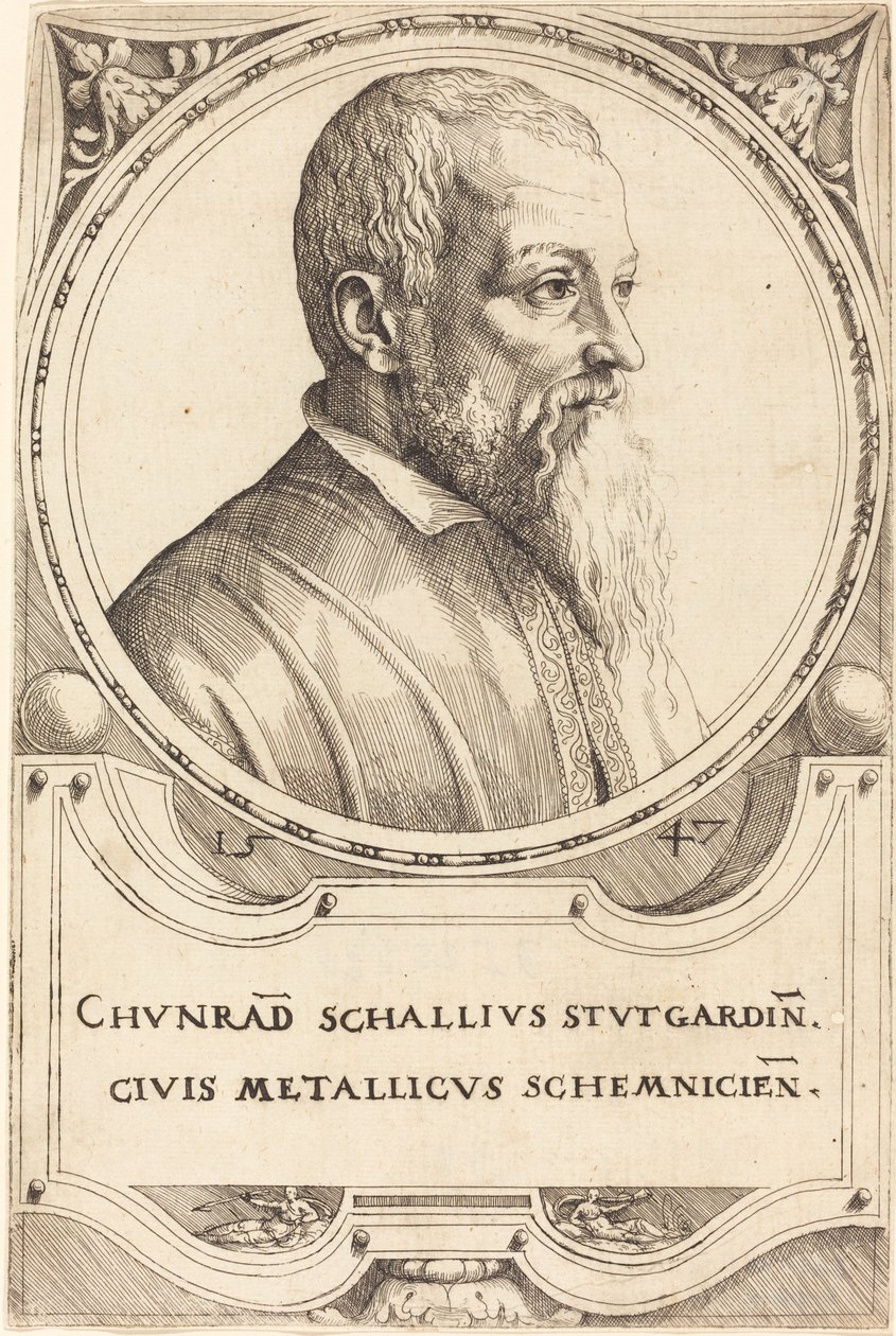 Conrad Schall autorstwa Augustin Hirschvogel