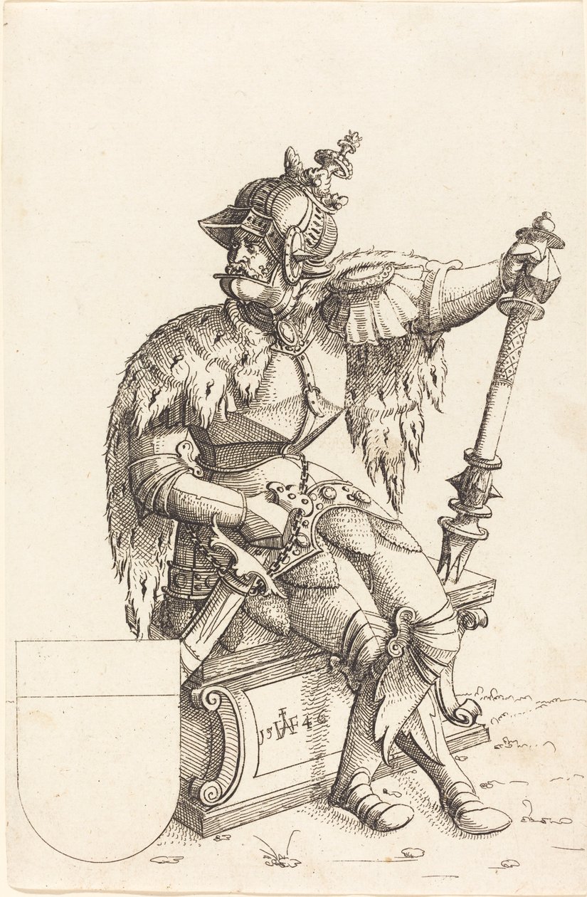 Cesarz Karol V, 1546. autorstwa Augustin Hirschvogel